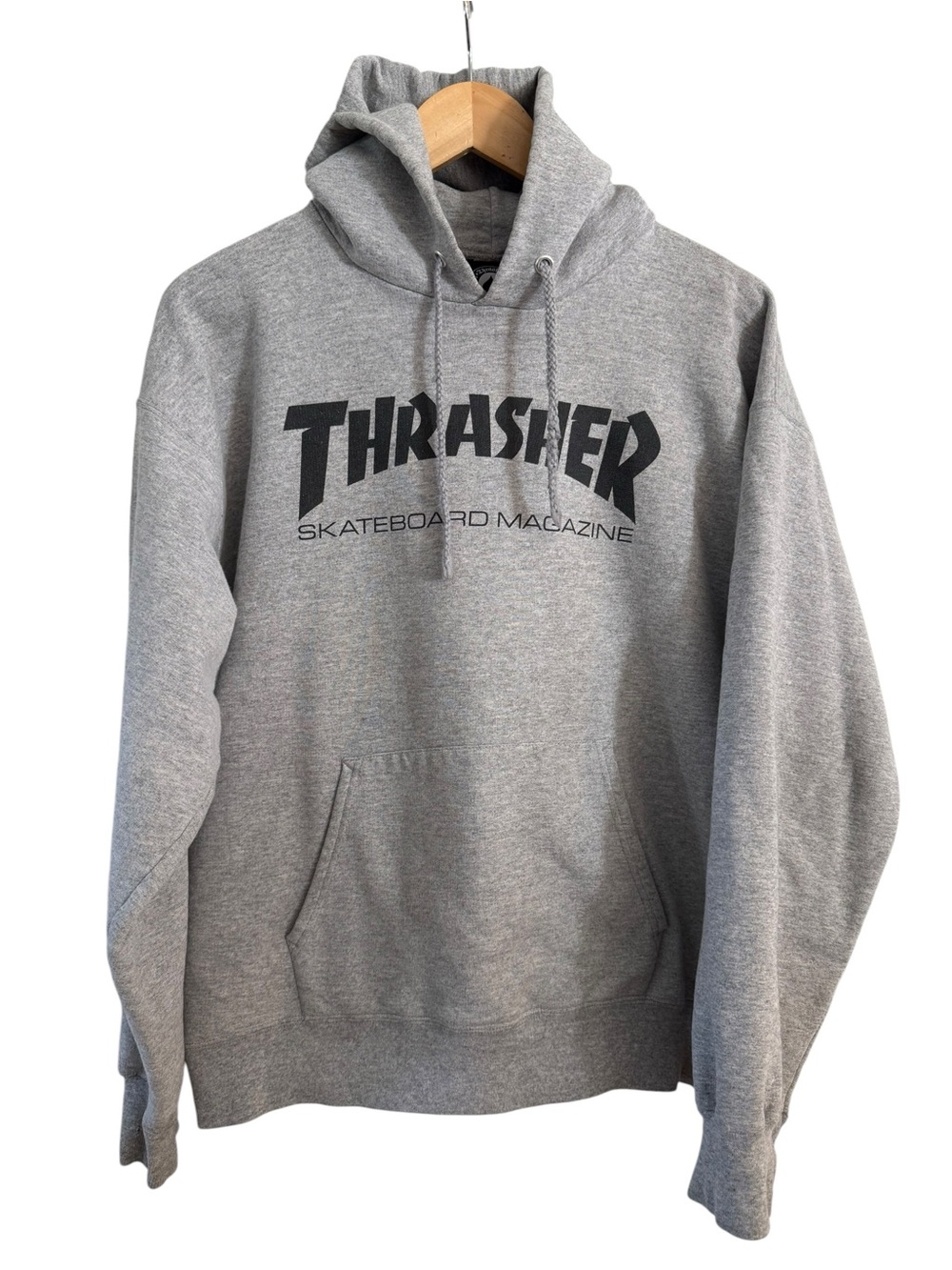 Thrashed THRASHER Hoodie Sweatshirt Men’s Size Medium Gray Skateboard Magazine